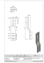 Lade das Bild in den Galerie-Viewer, Montagelasche Montageblitz XL-G25 210x43x1,5 / 100 Stück (VE)