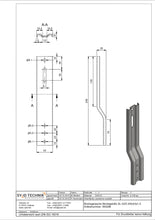 Lade das Bild in den Galerie-Viewer, Montagelasche Montageblitz XL-G25 240x43x1,5 / 100 Stück (VE)