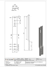 Lade das Bild in den Galerie-Viewer, Montagelasche Montageblitz XL-G15 300x43x1,5 / 100 Stück (VE)