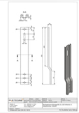 Lade das Bild in den Galerie-Viewer, Montagelasche Montageblitz XL-G20 300x43x1,5 / 100 Stück (VE)