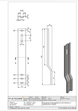Lade das Bild in den Galerie-Viewer, Montagelasche Montageblitz XL-G25 300x43x1,5 / 100 Stück (VE)