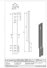 Lade das Bild in den Galerie-Viewer, Montagelasche Montageblitz XL-G15 340x43x1,5 / 100 Stück (VE)