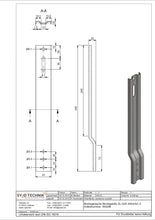 Lade das Bild in den Galerie-Viewer, Montagelasche Montageblitz XL-G20 340x43x1,5 / 100 Stück (VE)