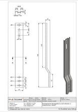 Lade das Bild in den Galerie-Viewer, Montagelasche Montageblitz XL-G25 340x43x1,5 / 100 Stück (VE)